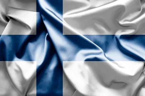 Flag of finland Stock Illustration