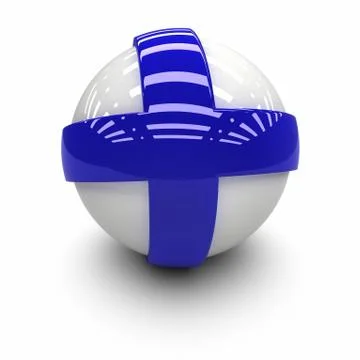 Flag of finland Stock Illustration