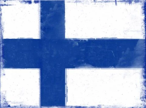 Flag of finland Stock Illustration