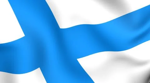 Flag of finland Stock Illustration