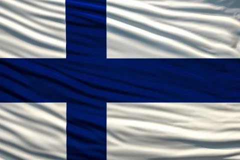 Flag of finland Stock Illustration