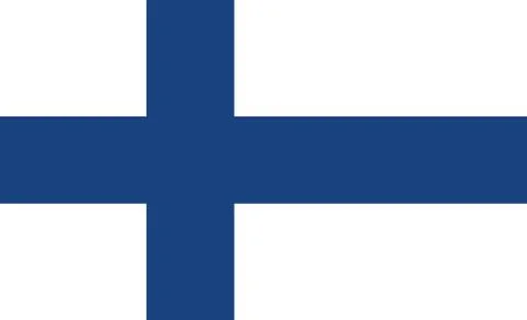 Flag Of Finland Stock Illustration