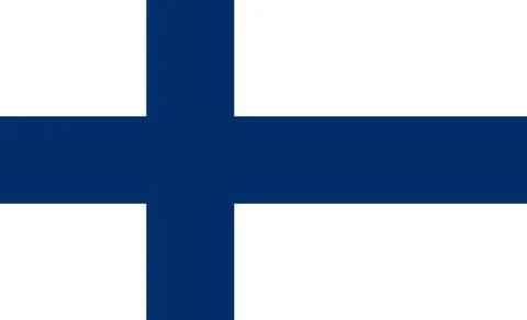 Flag of Finland Ilustración de archivo