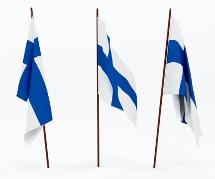 Flag of Finland Stock Photos