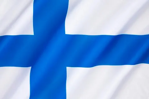 Flag of Finland Stock Photos