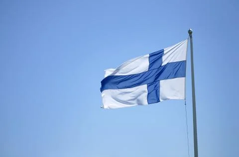 Flag of Finland Foto stock