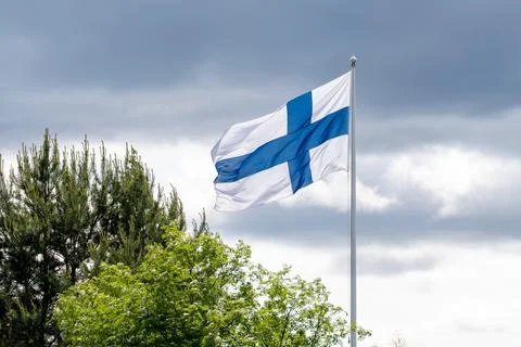 Flag of Finland Stock Photos