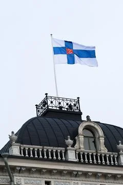 Flag of Finland Stock Photos