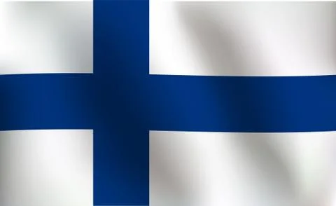 Flag of Finland - Vector Illustration Stock Illustration