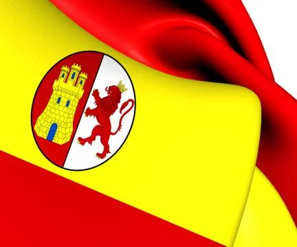 Flag of first spanish republic Stock Illustration