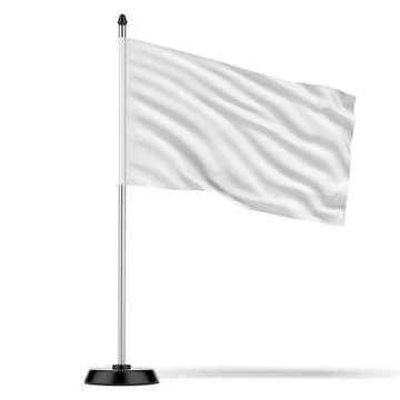 Flag on flagstaff Stock-Illustration