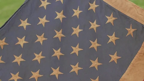 Flag Flapping Stock Footage 77245673