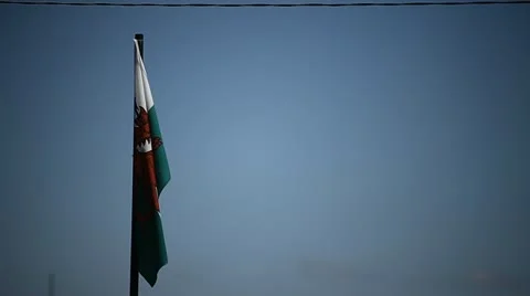 Flag Flpping In a Very Light Breeze Stock Footage 20544520