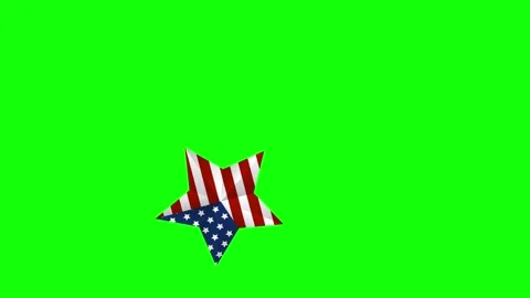 Flag Flying - Chroma Key Green Screen Footage 库存影片 339331885