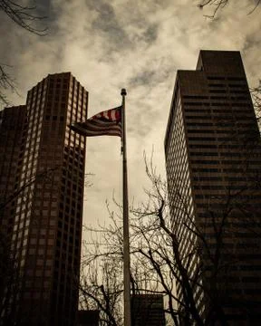 Flag Flying Stock-Fotos