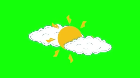 Flag Flying with Republic on Chroma Key for Compositing Stock Footage 341328757