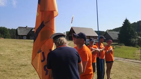 Flag up Stock Footage 167035864