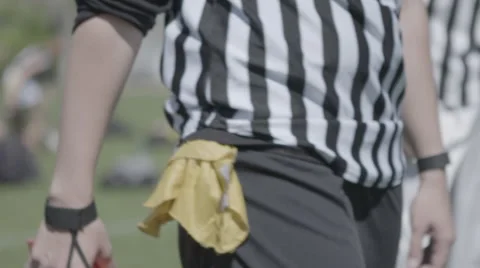 Flag Football Ref Stock Footage 50518563