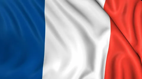 The Flag of France Stock Footage 27306292