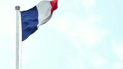 Flag of France 스톡 동영상 113996926