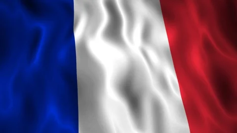 Flag France Stock Footage 128176383
