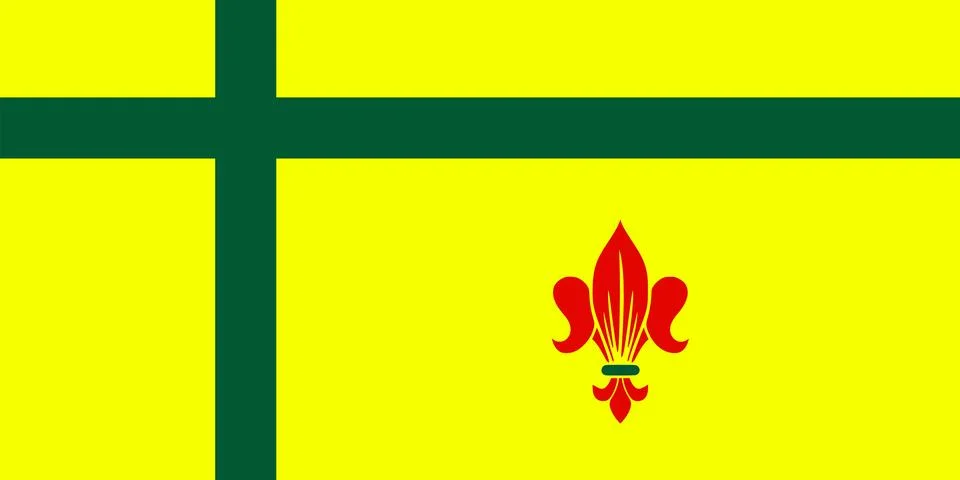 Flag of the Fransaskois Stock Illustration