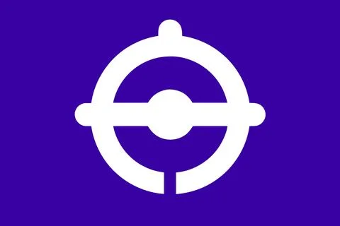 Flag of Funabashi, Chiba Stock Illustration