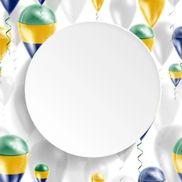 Flag of Gabon Stock Illustration