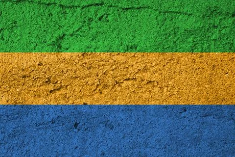 Flag of Gabon Stock Illustration
