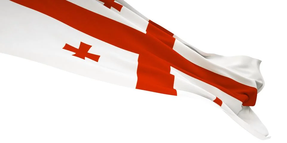 Flag of Georgia Stock Illustration