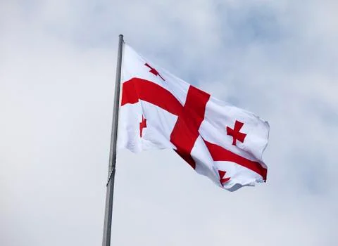Flag of Georgia Stock Photos