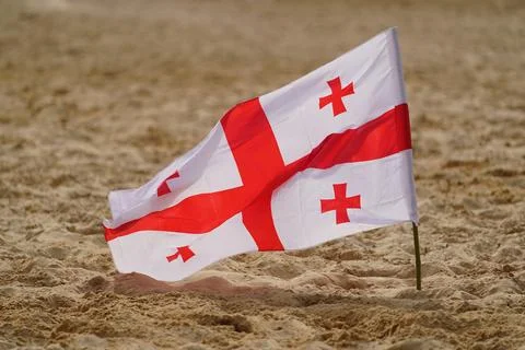 Flag of Georgia Stock Photos