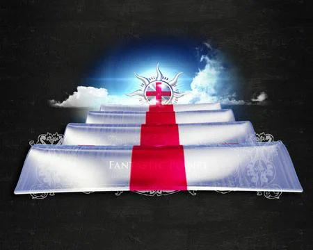 Flag Georgia quality designer flag Stock Illustration