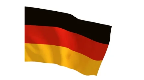 Flag of Germany 017 Stock Footage 8599102