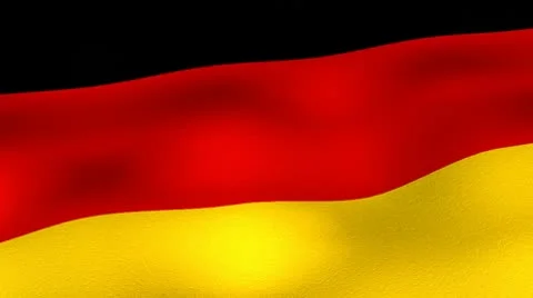 Flag-Germany-25fps-angle Vídeo Stock 8846008