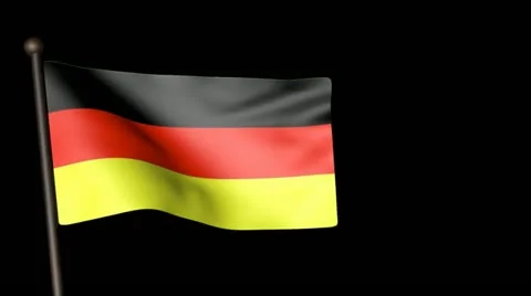 Flag Germany 29.976fps Stock Footage 21431217