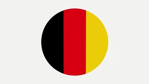 Flag of Germany  3D animation. Stock Footage 258376822
