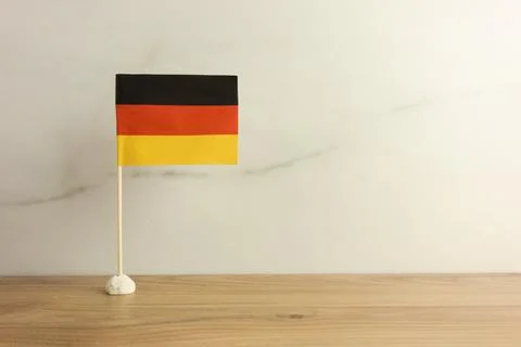 Flag of Germany on background with copy space Stock Photos