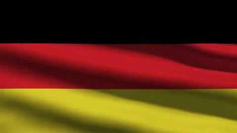 Flag of Germany. Fabric animation of the flag of Germany. Stock Footage 162344520