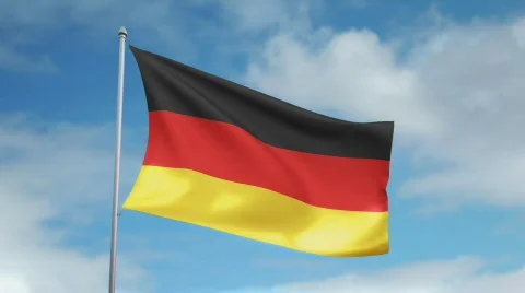 Flag of Germany Video stock 435688