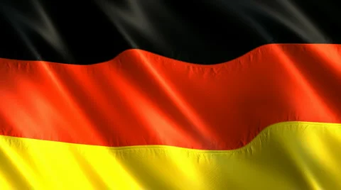 Flag of Germany Stock Footage 2673419