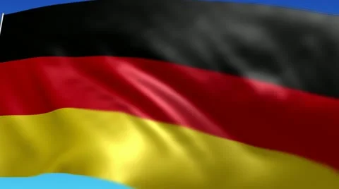 Flag of Germany Stock Footage 10809036