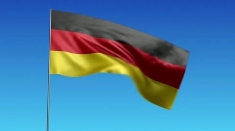 Flag of Germany Stock Footage 10809037