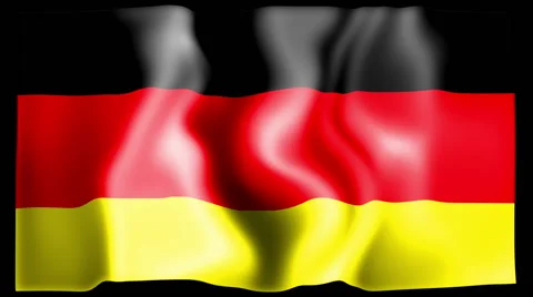 Flag of Germany Stock Footage 46443317
