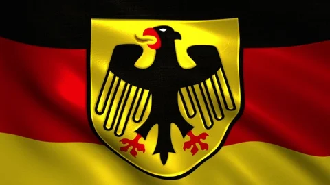 Flag of Germany Stock Footage 95813279
