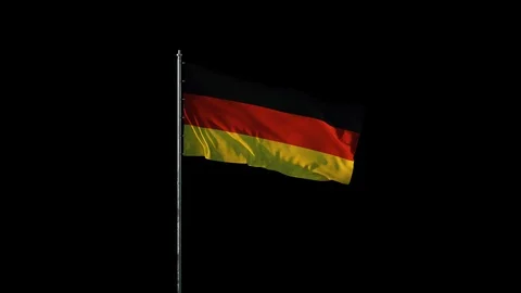 Flag of Germany Stock Footage 102954840