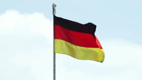 Flag of Germany Stock Footage 113996705