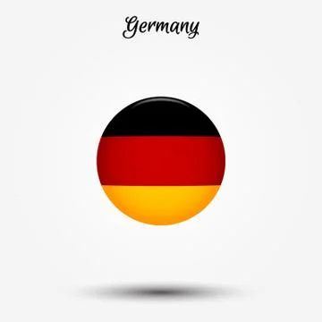 Flag of Germany icon Stock Illustration