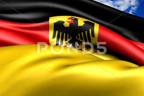 Flag of germany Ilustração Stock