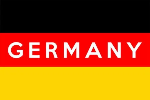 Flag of germany Illustrazione stock